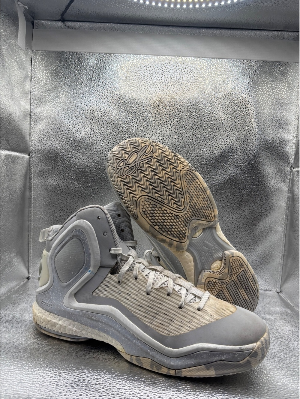 Adidas D rose 5 boost light onix
